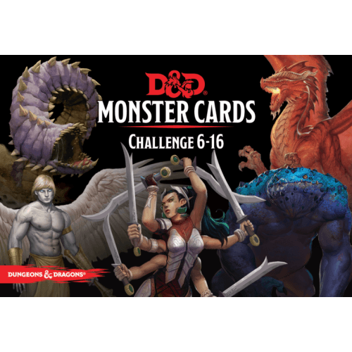 Dungeons and Dragons 5th Edition: Monster Cards - Challenge 6–16
