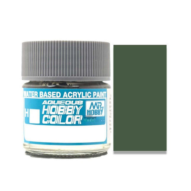 Mr Hobby Dark Green Semi-Gloss Acrylic 10ml
