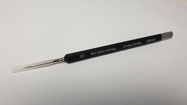 Creative Models Kolinsky Sable Triangular Brush No. 3/0