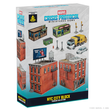 Marvel: Crisis Protocol - NYC City Block Terrain Collection PRE-ORDER