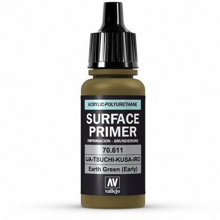 Vallejo Polyurethane - Primer Earth Green (Early) 17ml