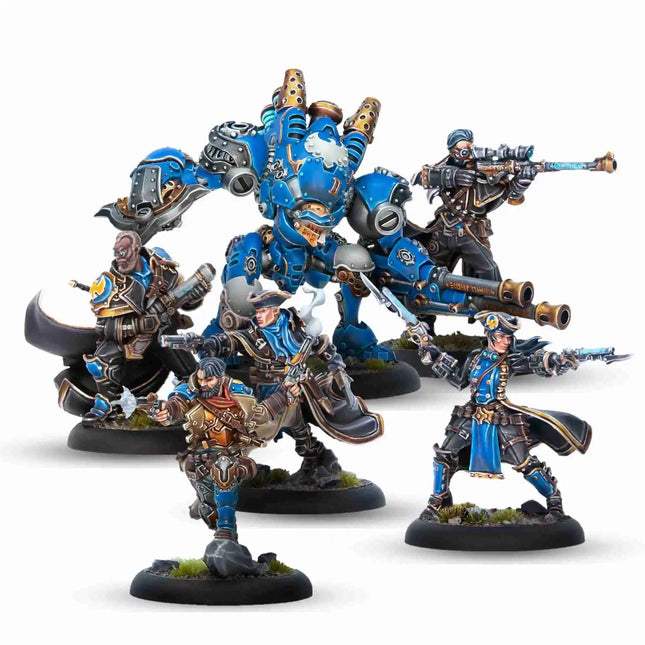 Warmachine: Cygnar Hellslingers Command Cadre