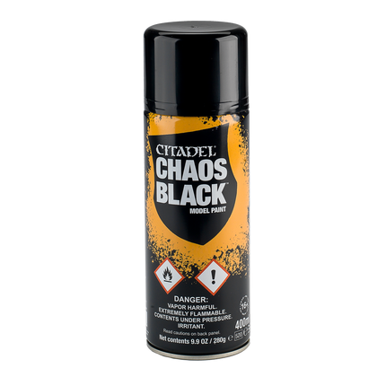 Citadel: Chaos Black Spray Primer 400ml