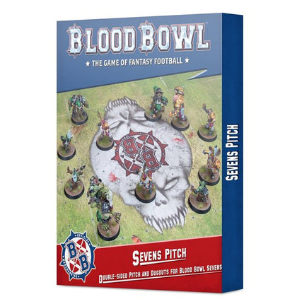 Blood Bowl: Sevens Pitch - Double-sided Pitch & Dugouts for Blood Bowl Sevens