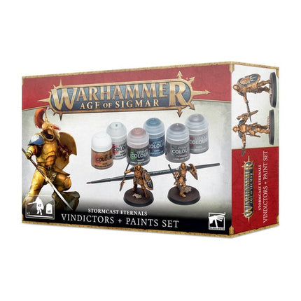 Age of Sigmar: Stormcast Eternals Vindictors & Paints Set
