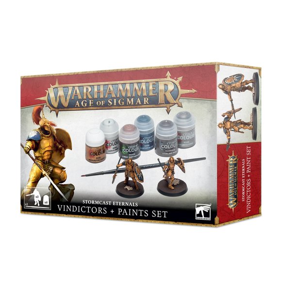 Age of Sigmar: Stormcast Eternals Vindictors & Paints Set
