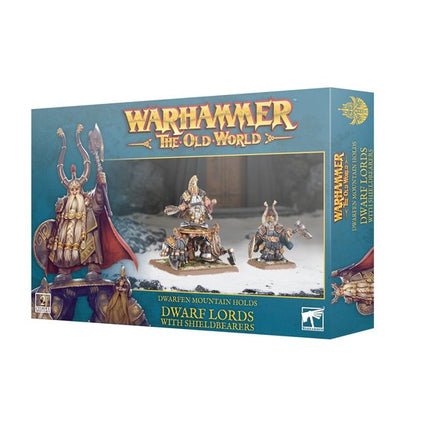 The Old World: Dwarfen Mountain Holds - Dwarf lords with Shieldbearers