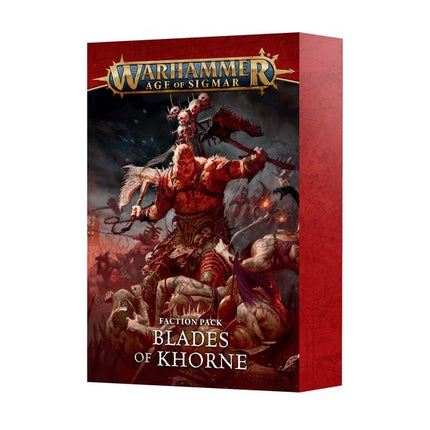 Age of Sigmar 4th Edition: Faction Pack -  Blades of Khorne