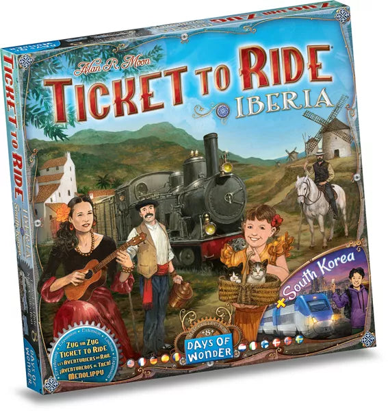 Ticket to Ride Map Collection 8: Iberia & South Korea