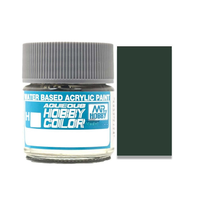 Mr Hobby Dark Green Semi-Gloss Acrylic 10ml H320