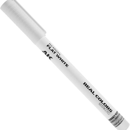 AK Real Colors Markers Flat White