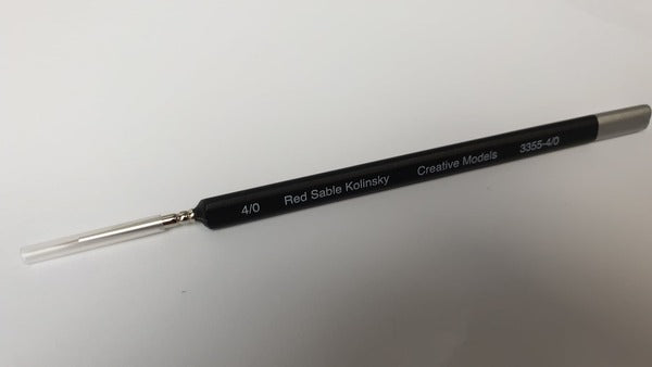 Creative Models Kolinsky Sable Triangular Brush No. 4/0