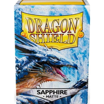 Dragon Shield Matte - Sapphire (100 ct. in box)