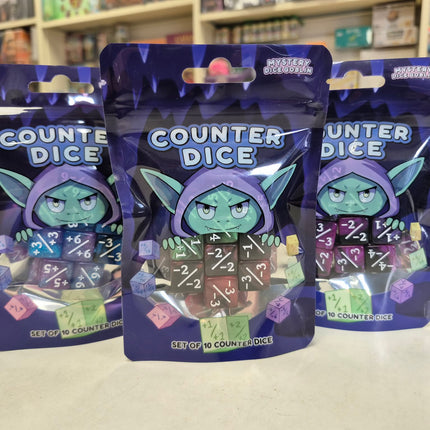 Mystery Dice Goblins: Counter Dice (+1/+1 and -1/-1 etc.)