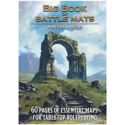 Giant Book of Battle Mats - Wilds, Wrecks & Ruins