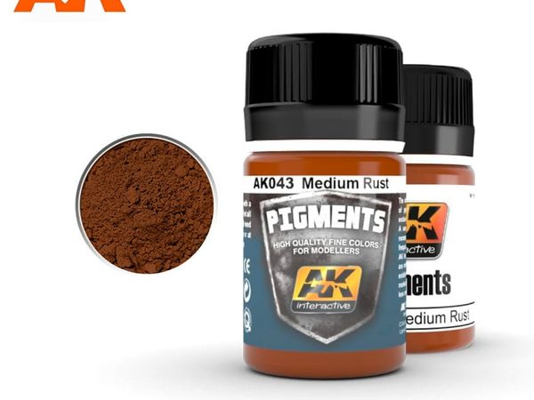 AK Interactive Medium Rust Pigments