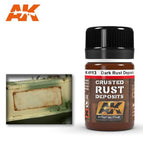 Dark rust Deposits