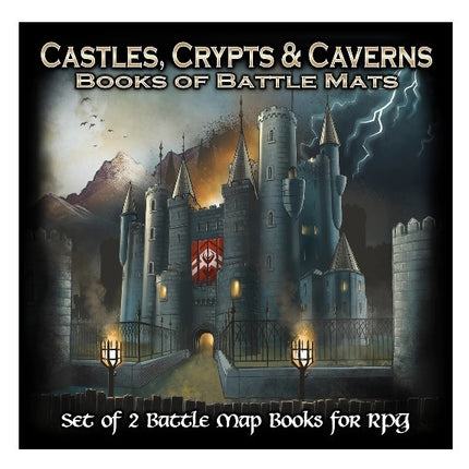 Castles, Crypts & Caverns Books of Battle Mats