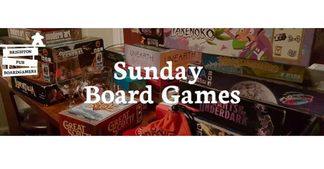 Board Gamers Casual Sundays (hosted by Brighton Pub Board Gamers) - September 13, 2026