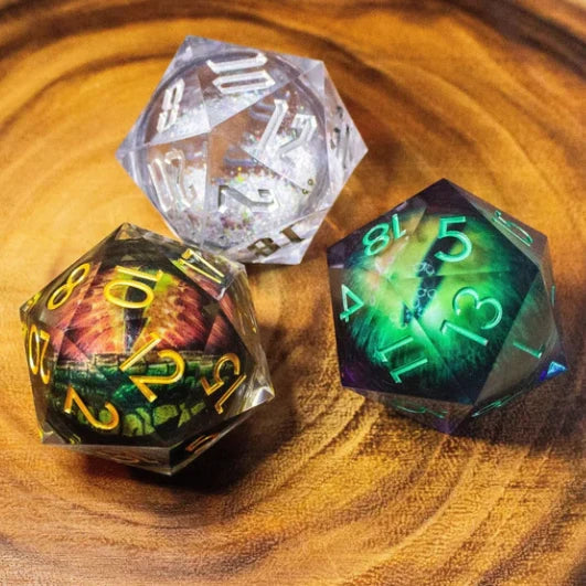 Mystery Dice Goblin: Liquid Core Chunky D20's