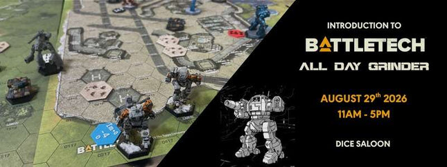 BattleTech All Day Grinder! - Casual Intro Event, 29 August, 2026