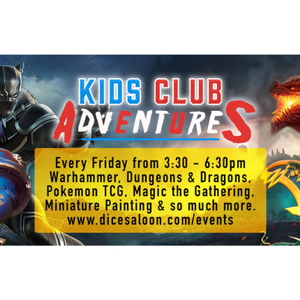 Kids Club Adventures ages 8-15 - July 03, 2026
