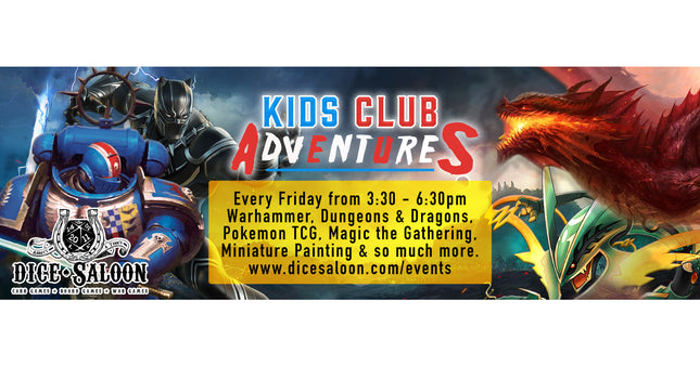 Kids Club Adventures ages 8-15 - July 03, 2026