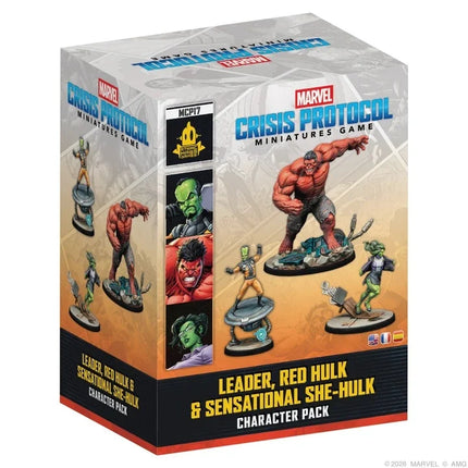 Marvel: Crisis Protocol - Leader, Red Hulk, & Sensational She-Hulk