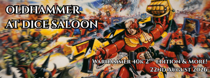 Oldhammer Day - 22 August, 2026