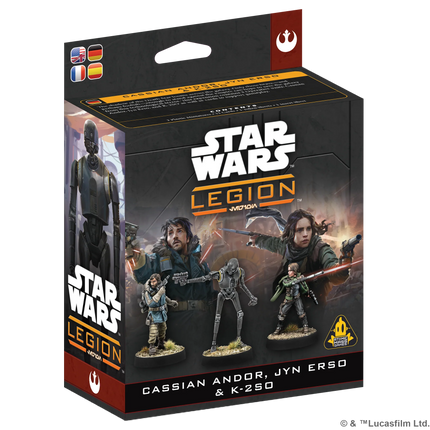Star Wars Legion: Cassian Andor & Jyn Erso & K-2SO