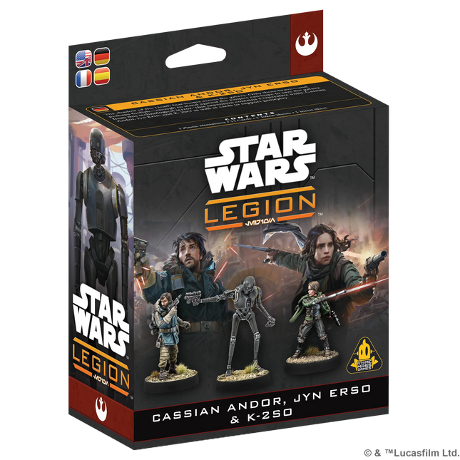 Star Wars Legion: Cassian Andor & Jyn Erso & K-2SO