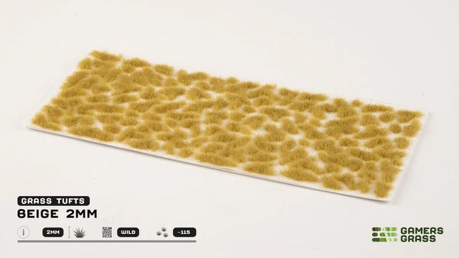 Gamers Grass: Beige 2mm Wild