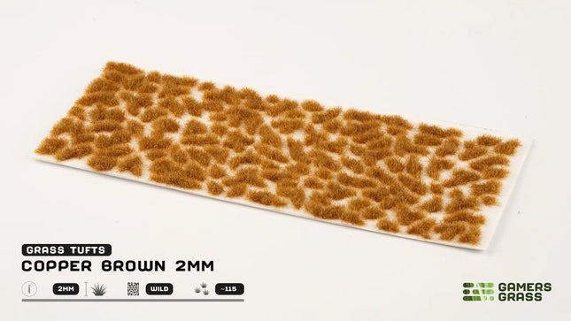 Gamers Grass: Copper Brown 2mm Wild