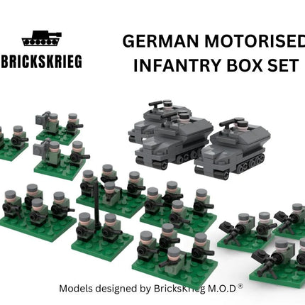 Brickskrieg German Motorised Infantry Box Set