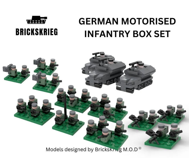 Brickskrieg German Motorised Infantry Box Set