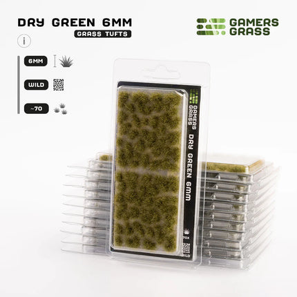 Gamers Grass: Tufts - 6mm Dry Green