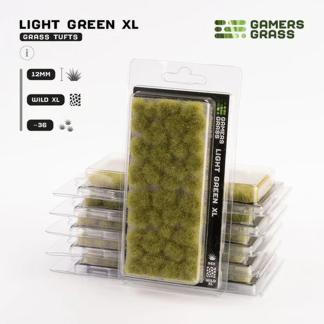 Gamers Grass: Tufts - 6mm Light Green