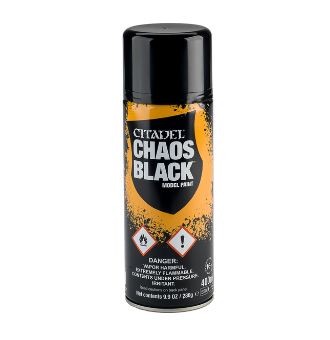 Citadel: Chaos Black Spray Primer 400ml