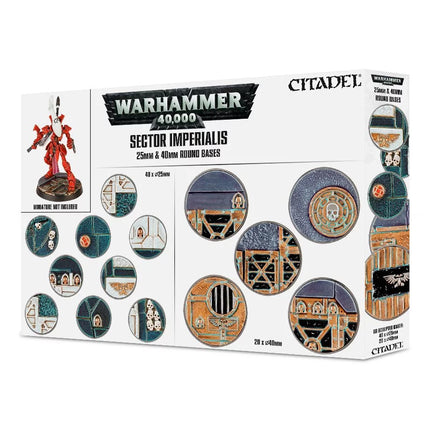 Warhammer 40,000: Sector Imperialis 25 & 40mm Round Bases