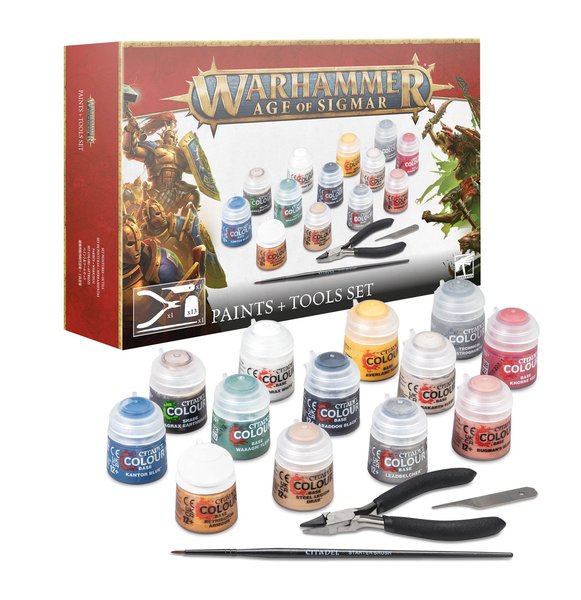 Age of Sigmar: Paints & Tools Set (2024)