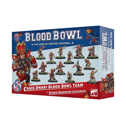 Blood Bowl: Chaos Dwarf Team - Zharr-Naggrund Ziggurats