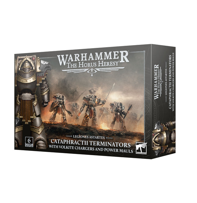 Horus Heresy: Legiones Astartes - Cataphractii Terminators with Volkite Chargers and Power Mauls PREORDER