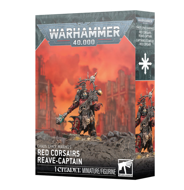 Chaos Space Marines: Red Corsairs Reave-Captain PREORDER