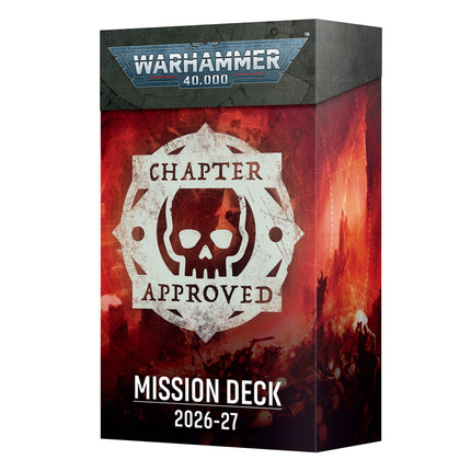 Warhammer 40,000 chapter Approved Mission Deck 2026-2027