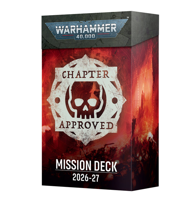 Warhammer 40,000 chapter Approved Mission Deck 2026-2027 PREORDER