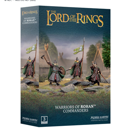 Middle-Earth Strategy Battles: Warriors of Rohan Commanders PREORDER