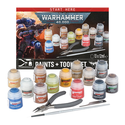 Warhammer 40000 Paints Plus Tools - PREORDER