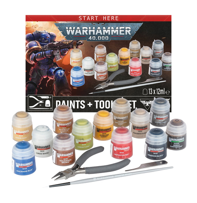 Warhammer 40000 Paints Plus Tools - PREORDER