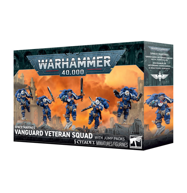 Space Marines: Vanguard Veteran Squad with Jump Packs - PREORDER