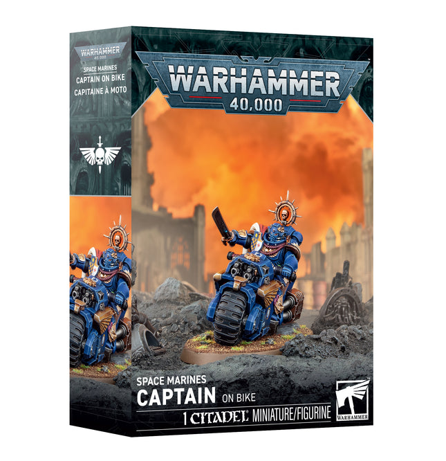 Space Marines: Captain on Bike - PREORDER